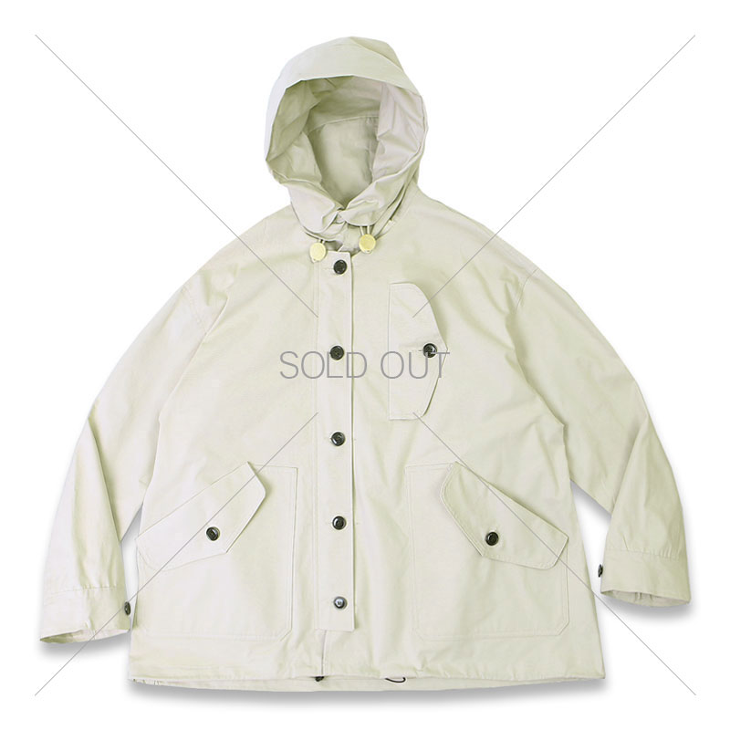 R.A.F HOODED SHORT PARKA[IVORY] 아웃스탠딩 컴퍼니R.A.F HOODED SHORT PARKA[IVORY]