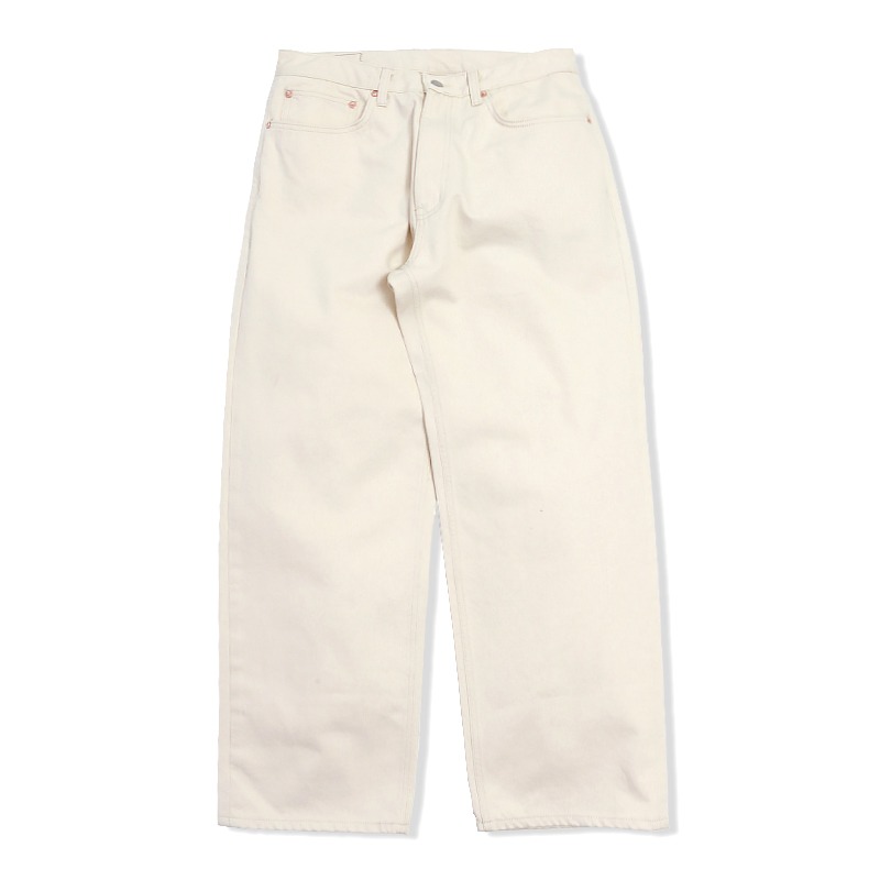 WIDE FIT WASHING OATMEAL DENIM [NATURAL]