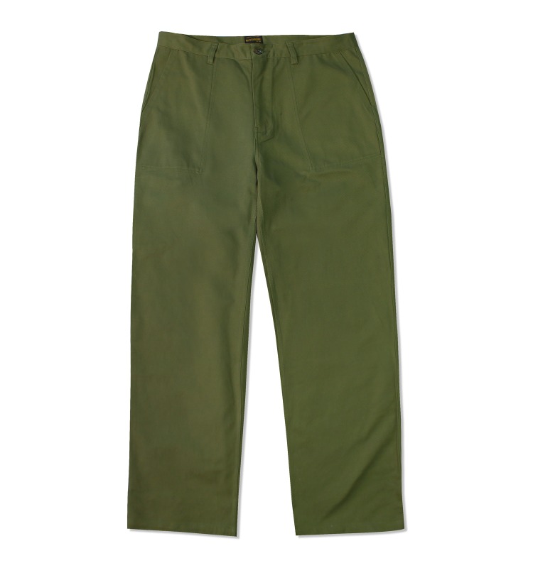 FATIGUE COTTON PANTS_OLIVE GREEN