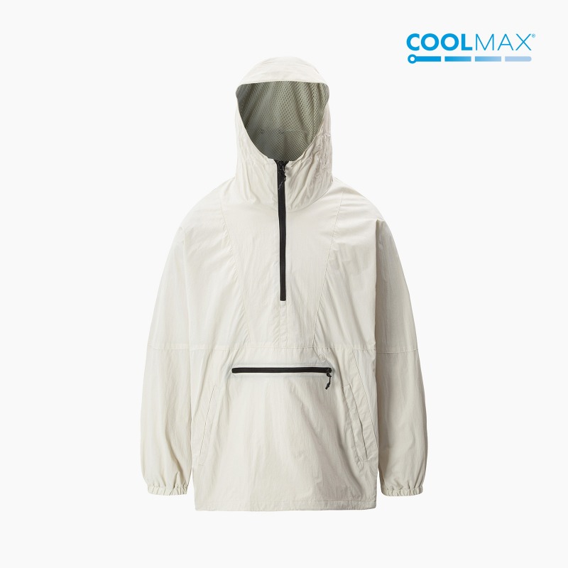 OUT VENTILATIVE WIND ANORAK_IVORY