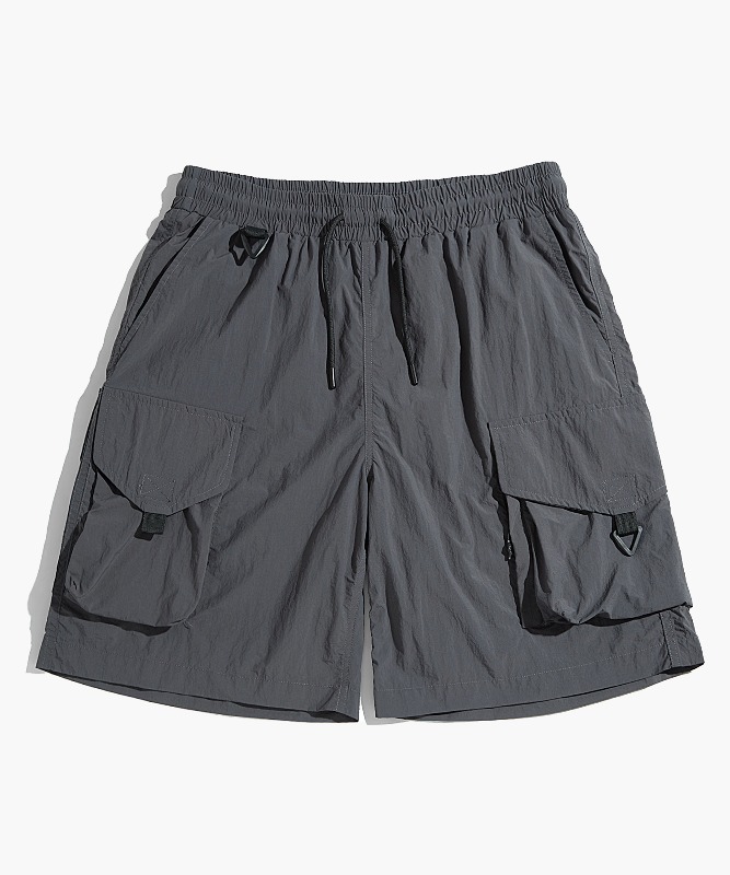 PACKABLE GEAR SHORTS_CHARCOAL