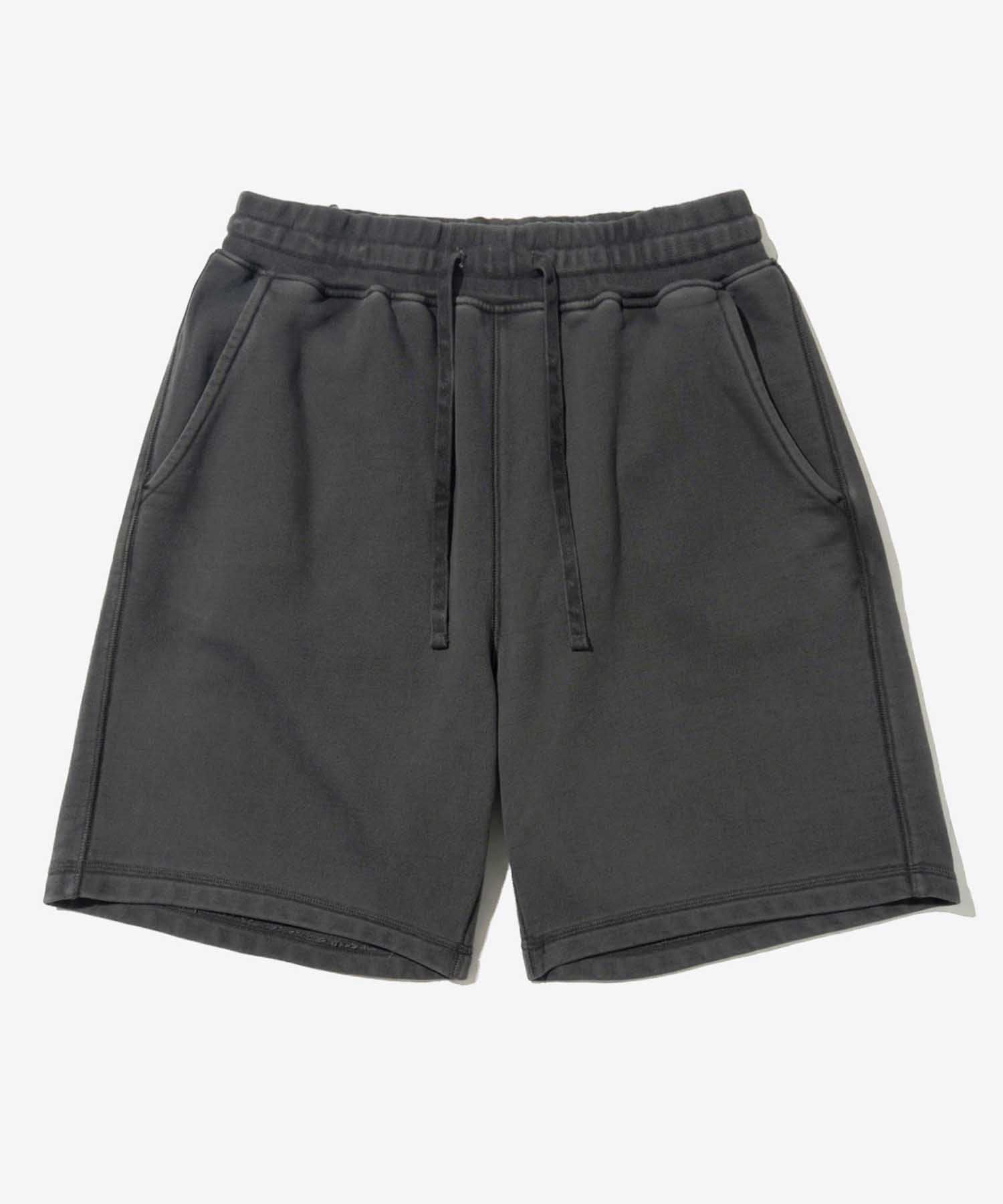 PIGMENT WIDE SWEAT SHORTS_CHARCOAL
