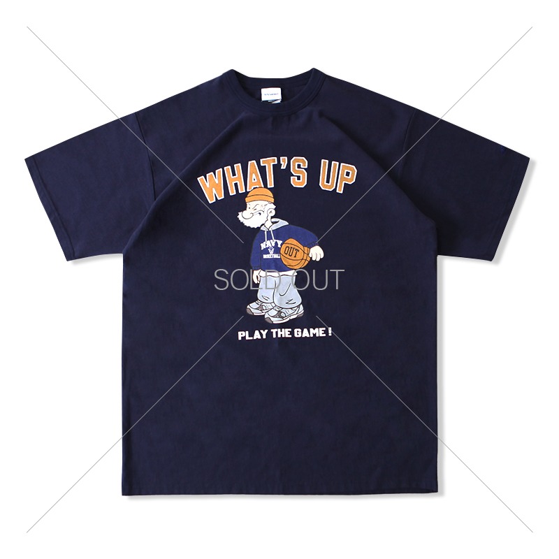 V.O.C TEE (WHATS UP)_NAVY