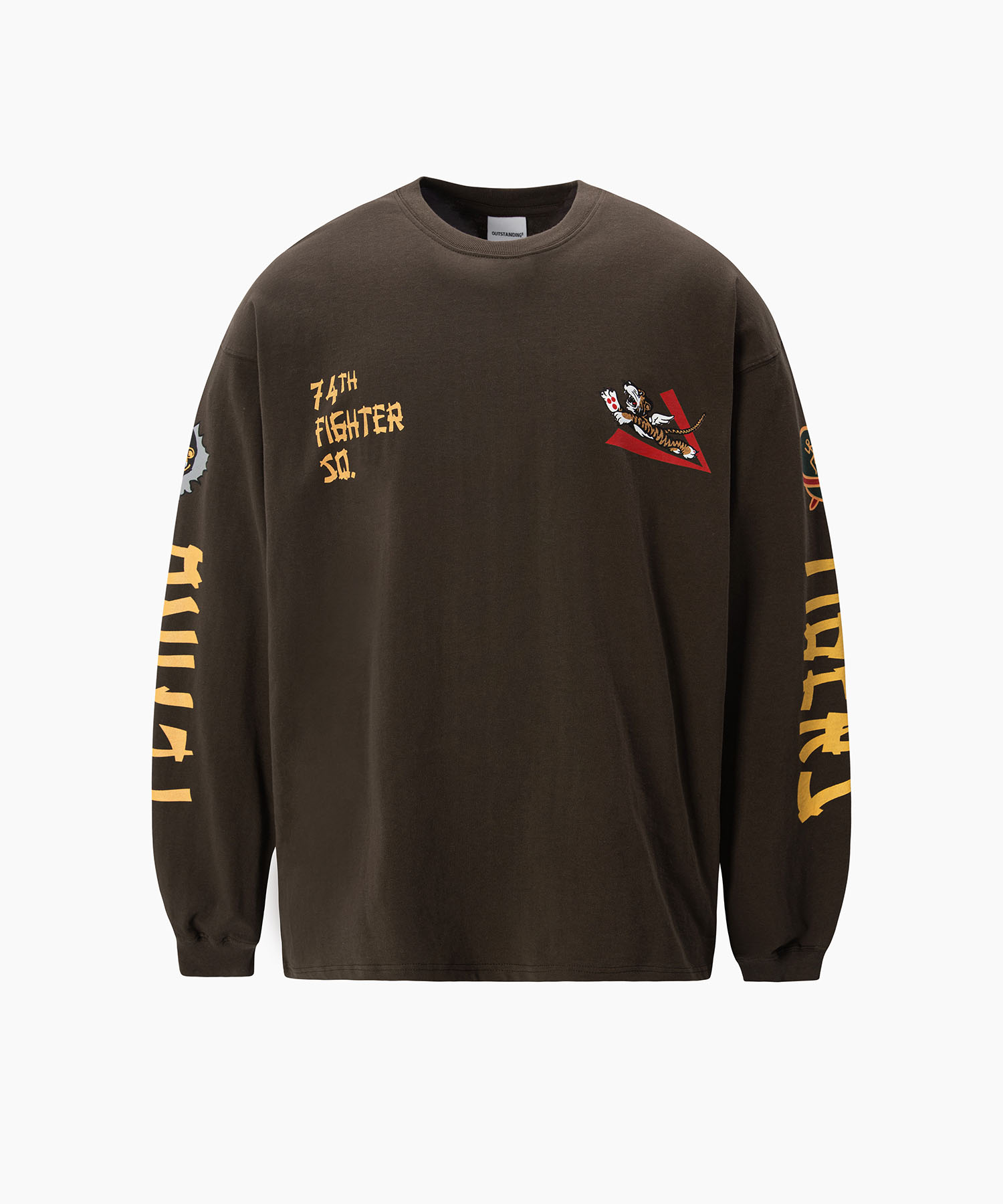 MIL SERIES LONG SLEEVE(74TH FIGHTER SQ)_BROWN