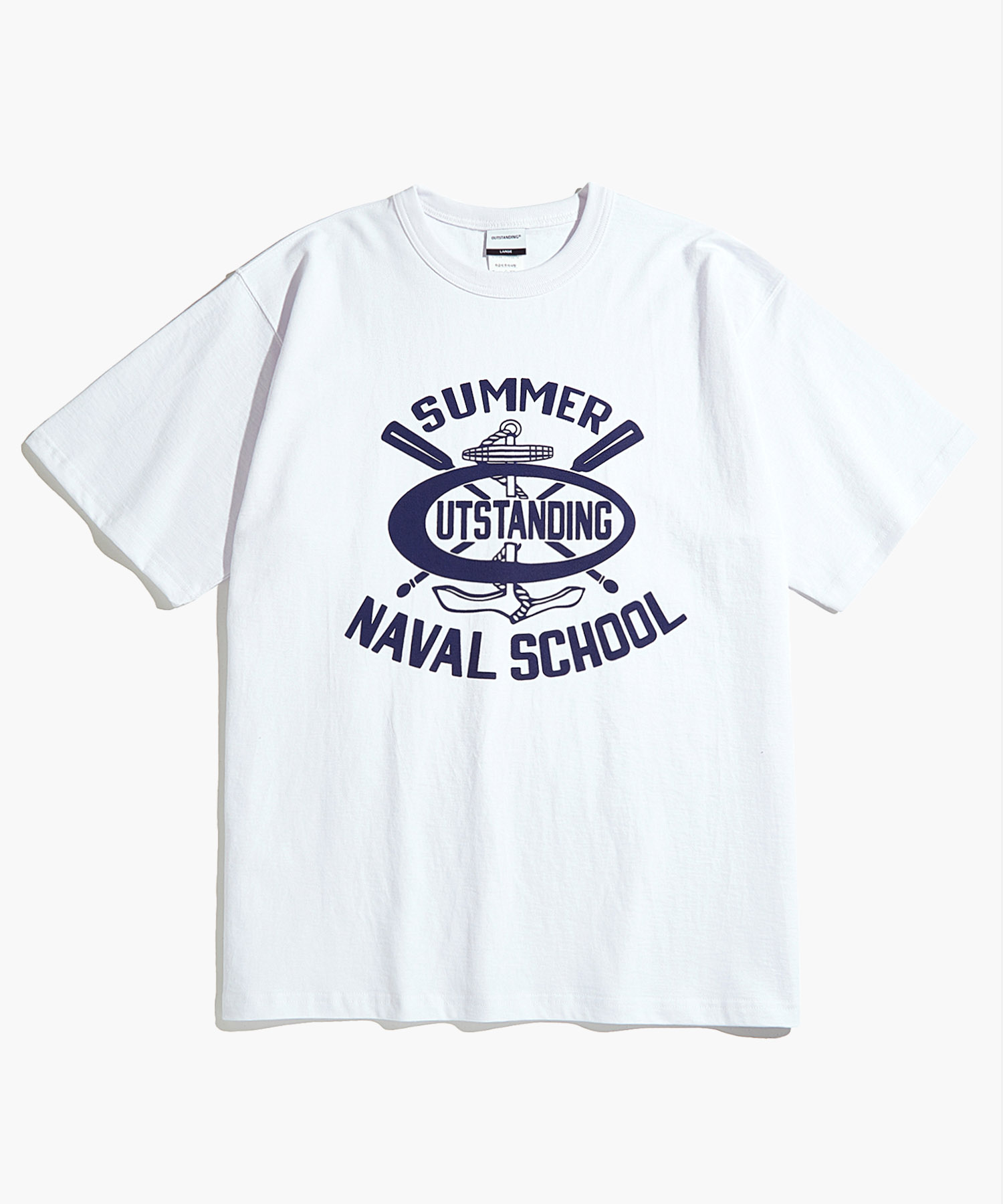 MIL SERIES TEE (NAVAL SCHOOL)_WHITE