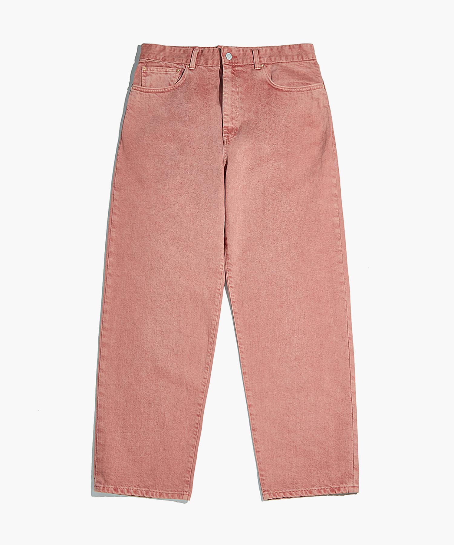 PIGMENT DYING TAPERED PANTS_PINK