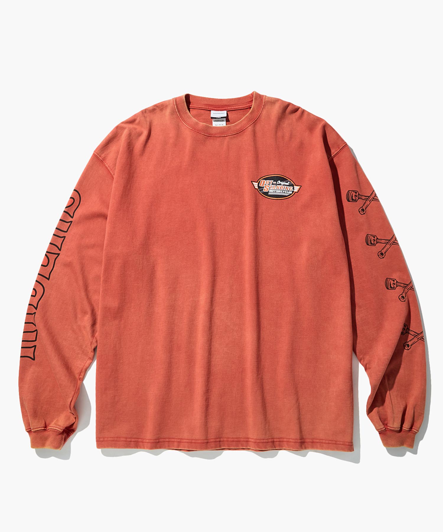 MOT SERIES LONG SLEEVE(OUT RIDERS)_VINTAGE RED
