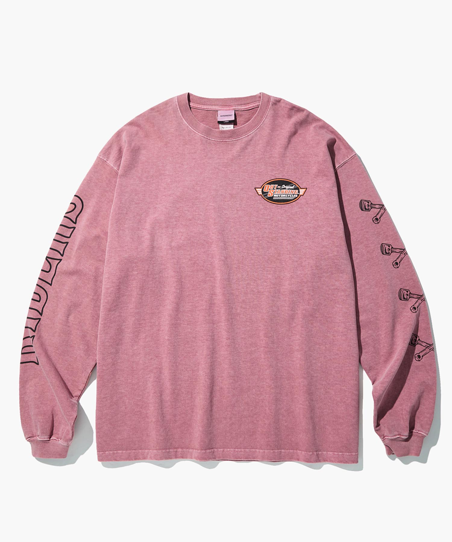 MOT SERIES LONG SLEEVE(OUT RIDERS)_PIGMENT PINK