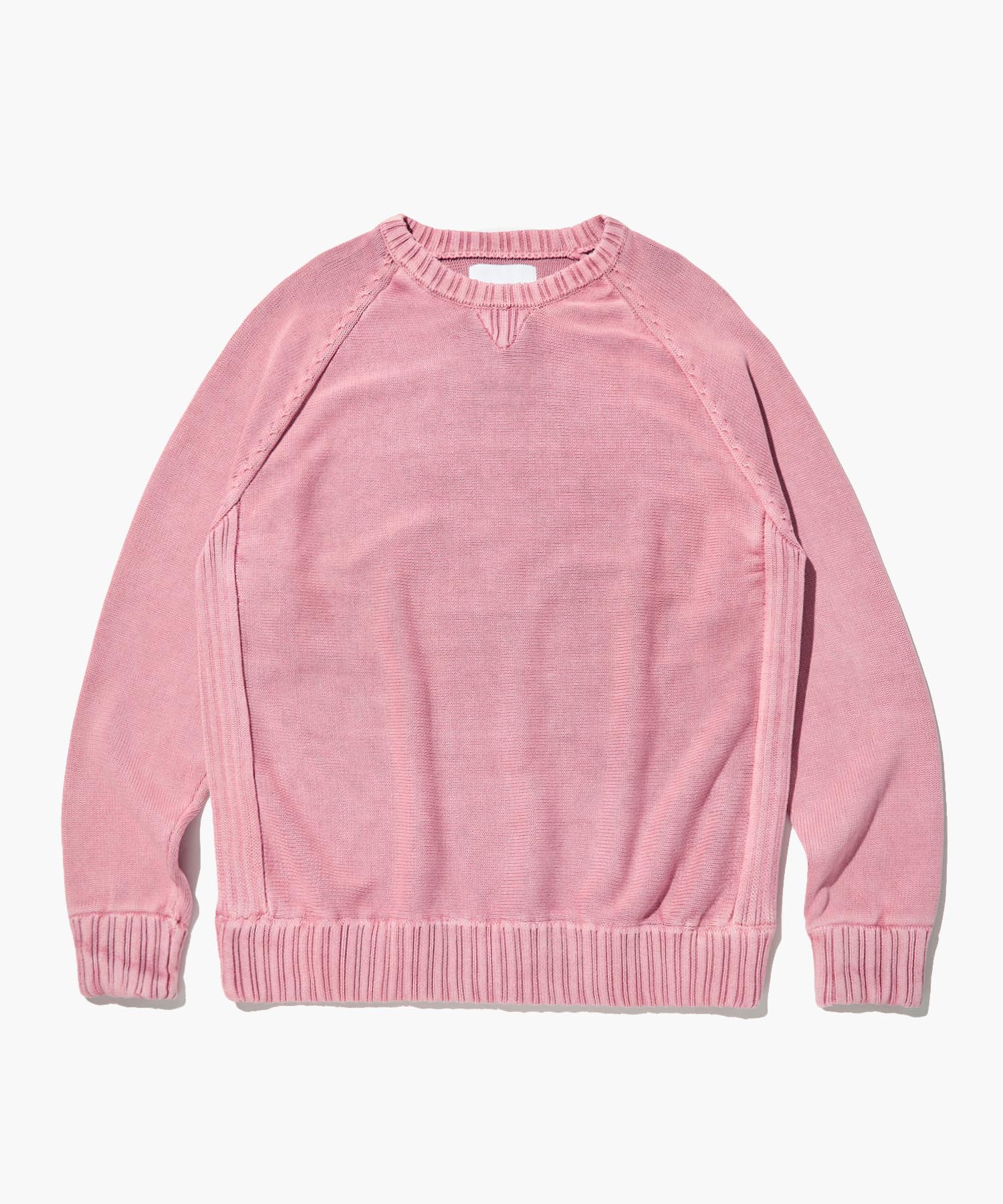 REVERSE DYING KNIT_PINK