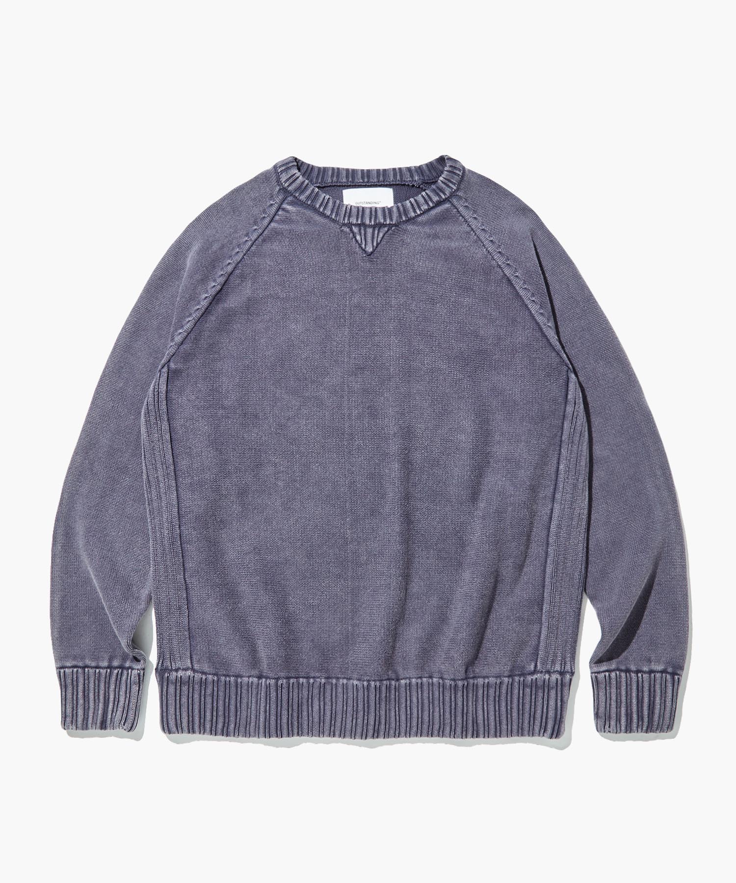 REVERSE DYING KNIT_NAVY
