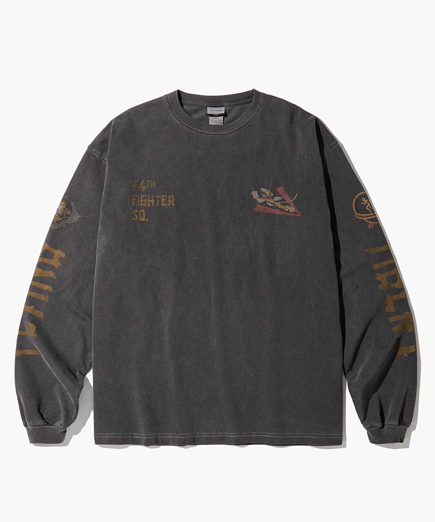 MIL SERIES LONG SLEEVE(74TH FIGHTER SQ)_PIGMENT CHARCOAL