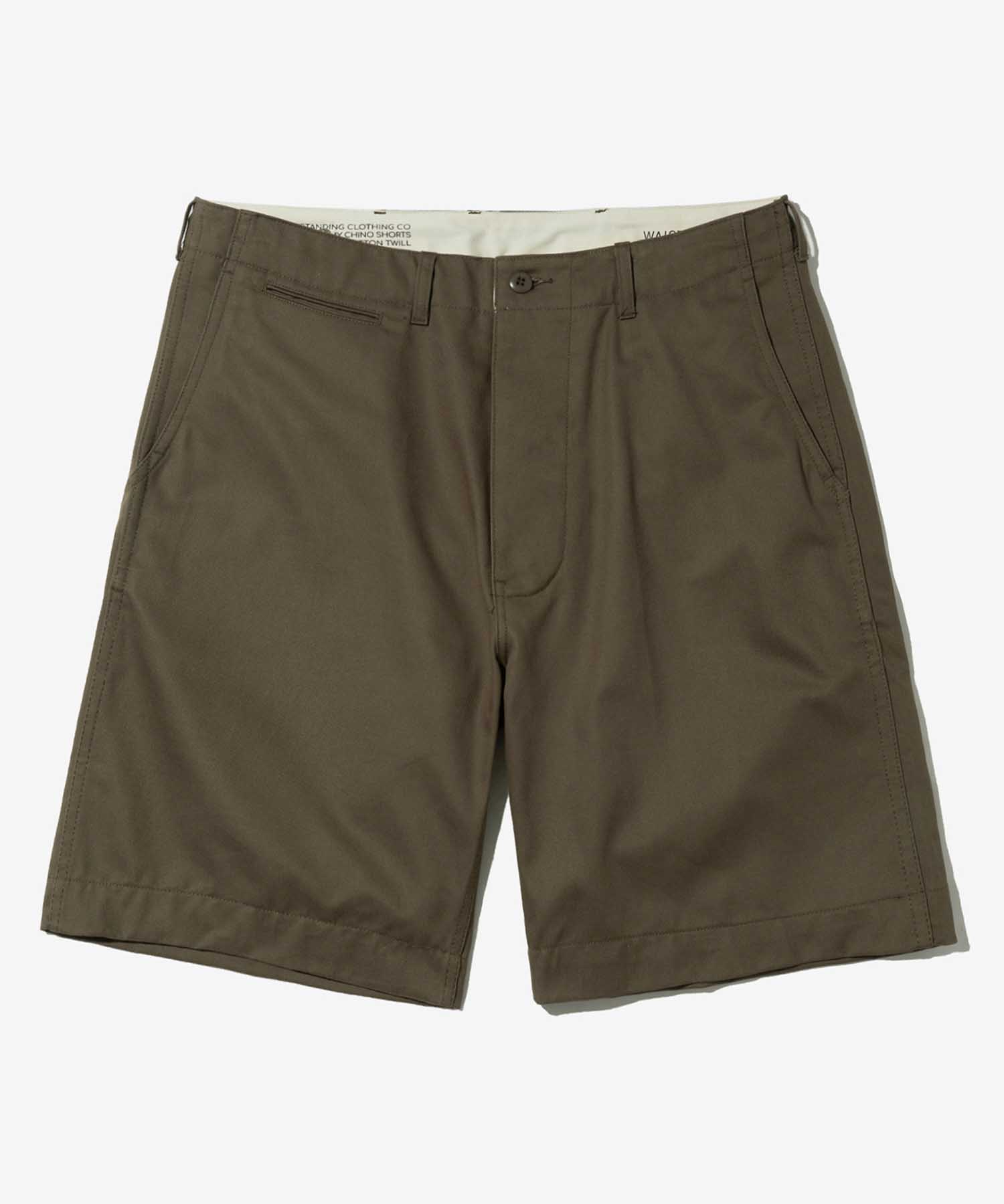 OFFICER CHINO SHORTS_OLIVE